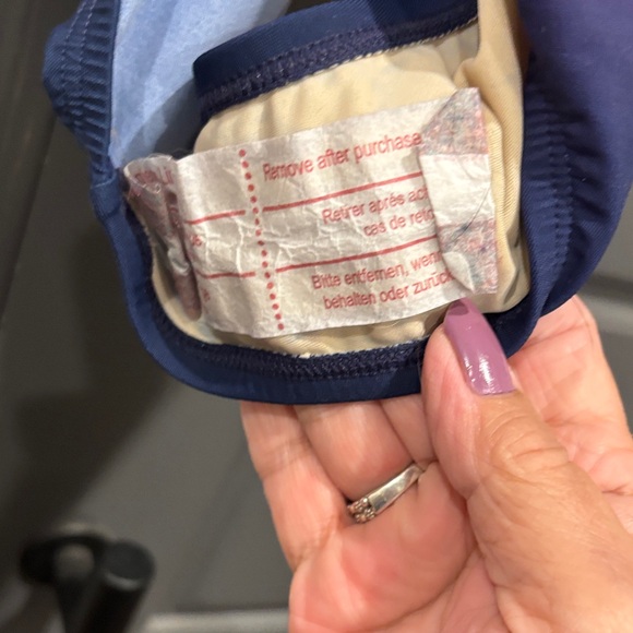 Lands' End Pink and Purple Women's Swimsuit - Picture 4 of 5